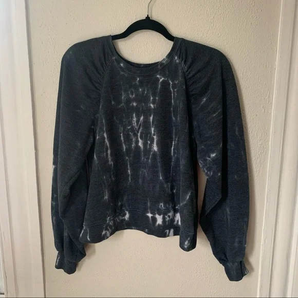 Anthropologie Gray Tie-Dye Sweatshirt - Picture 3 of 8